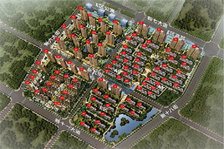 乐园新居四楼117平三室精装带车库108万可按揭